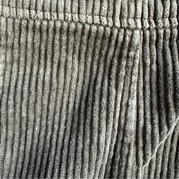 Zara Green Corduroy Button Front Mini Skirt Indie Dark Academia Cottagecore Sz S - Picture 7 of 11